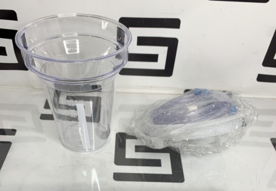 BOX OF 32 DEROYAL 71-2053 1500CC Closed Suction Canister System w/ Tubes & Lids
