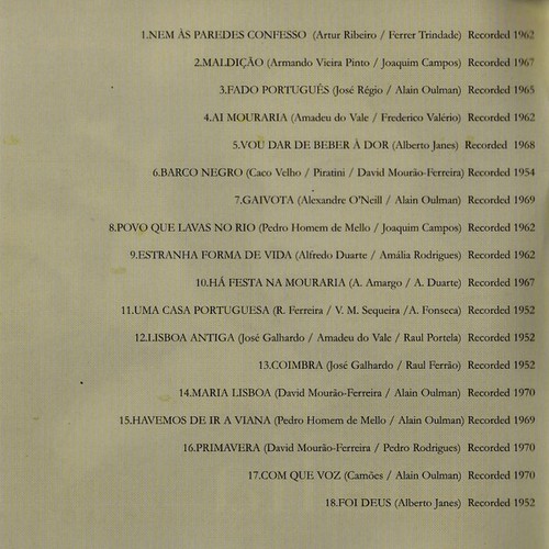 Amália Rodrigues - The Art Of Amália (CD, Comp) - Picture 4 of 8