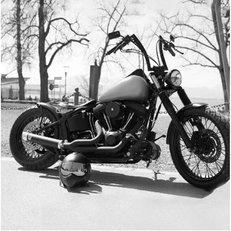 Unpainted 2 Gallon Custom Cafe Racer Gas Fuel Tank for Harley Sportster 95-78 AU - image 3 of 4