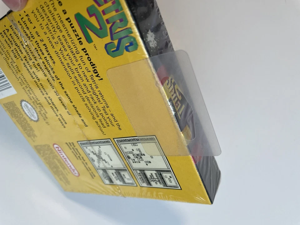 Tetris 2 (Nintendo Game Boy, 1993) NEW Factory Sealed With Hangtab - Image 3 of 4