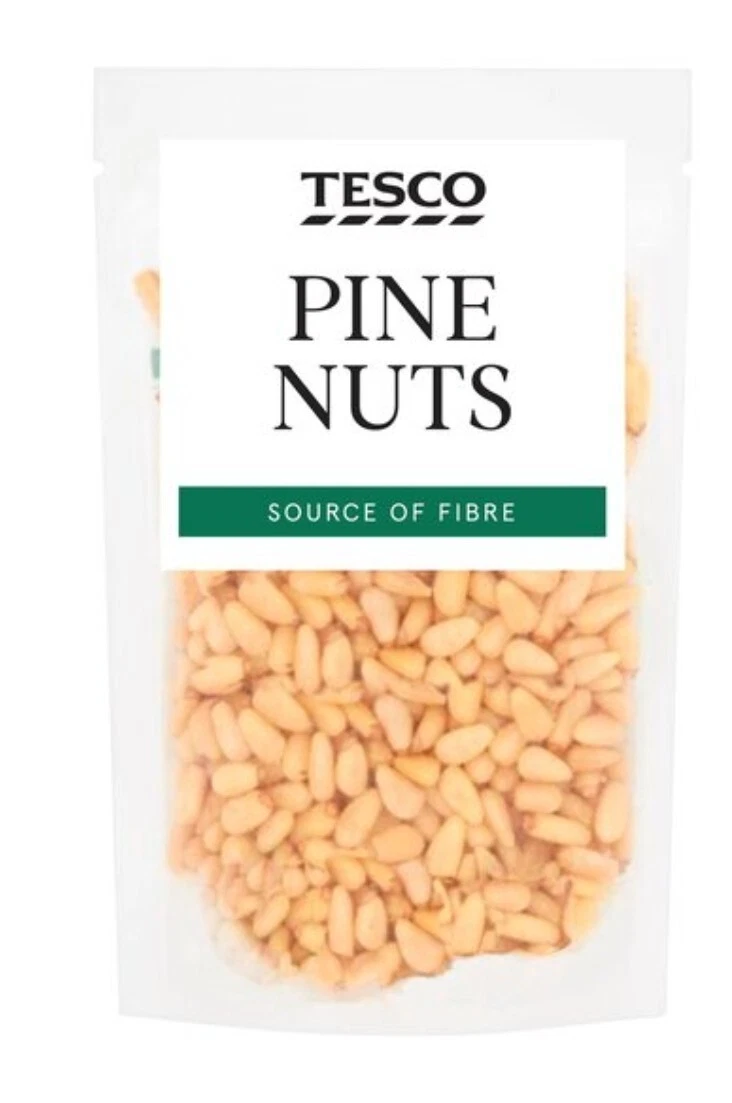 TESCO WHOLEFOOD PINE NUTS 100g X 2