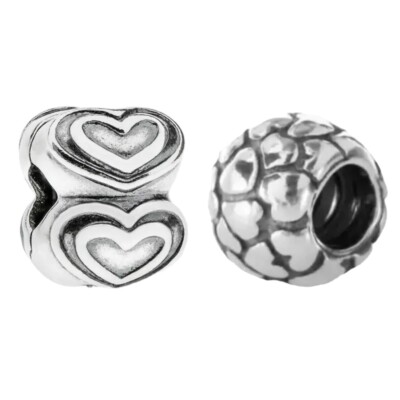 Lot Of 2 Pandora Charms You re In My Heart Clip Lotsa Love Heart Bead Valentines