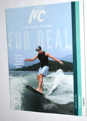 ''NC - VISIT NORTH CAROLINA,'' Travel Guide and Two Cards, Brand New