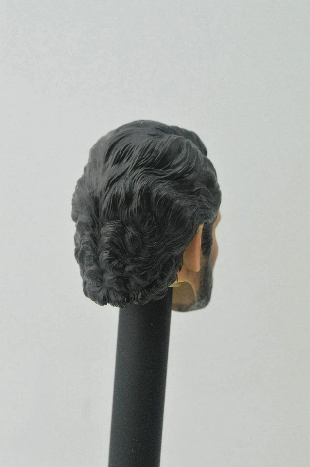 Barba esculpida cabeza personalizada l 1/6 Henry Cavil para Hot Toys Superman cuerpo muscular Foto 3 de 4