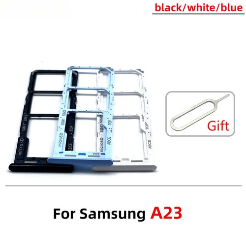 Pour Samsung A72/A23/A53 5G Double Emplacement Carte SIM Plateau Carte SD Adaptateur Broche de Retrait - Photo 4 sur 28