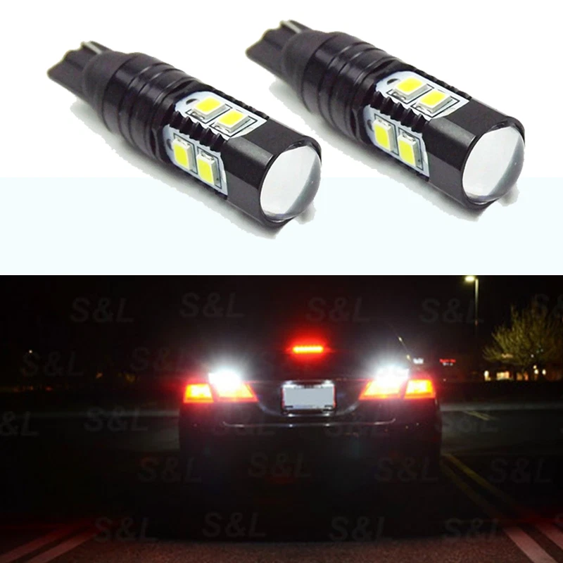 Bombillas LED de matrícula para INFINITI M30 M35h M37 M45 M56 T10 168 2825 Foto 4 de 4