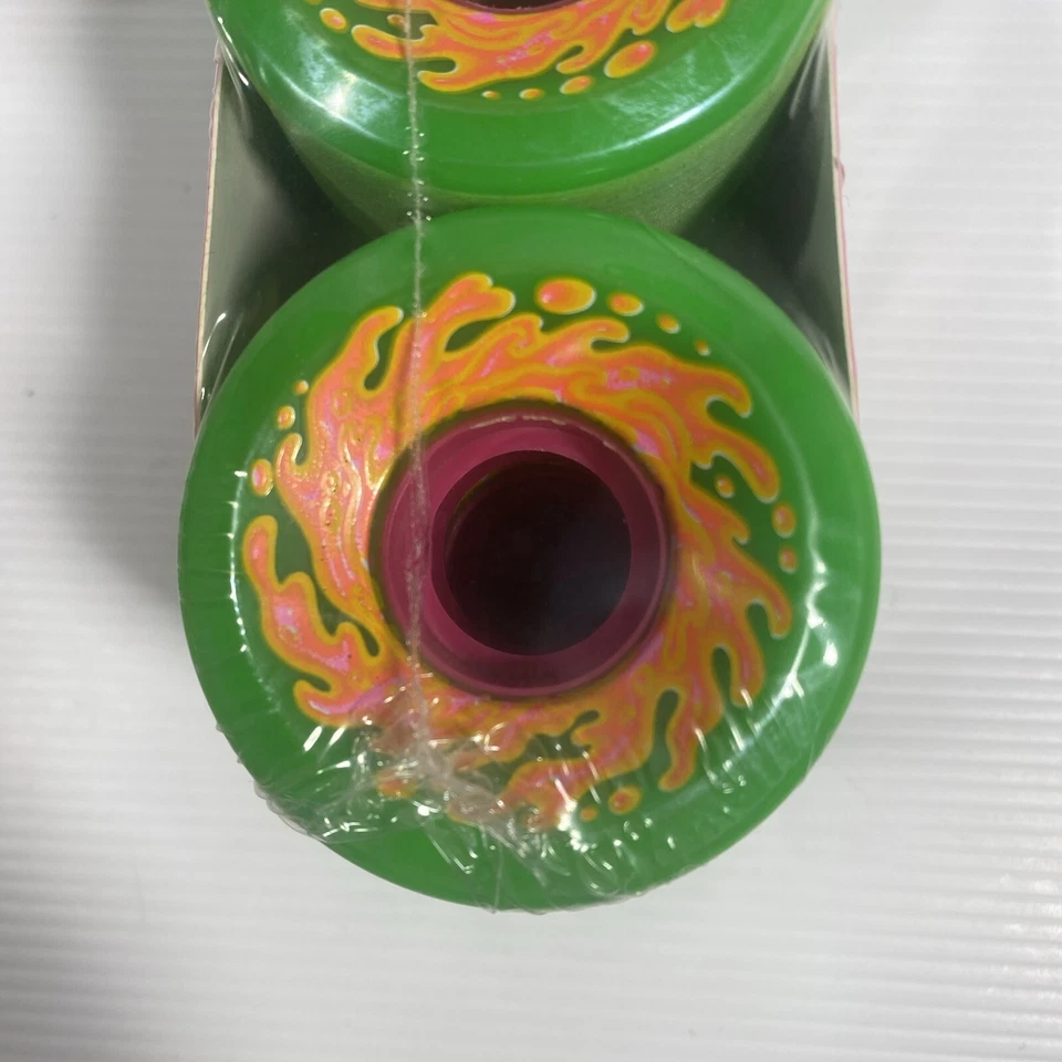 SANTA CRUZ SLIME BALLS 78a 54.5mm Cruiser Skateboard Wheels - OG Slime Green - image 4 of 4
