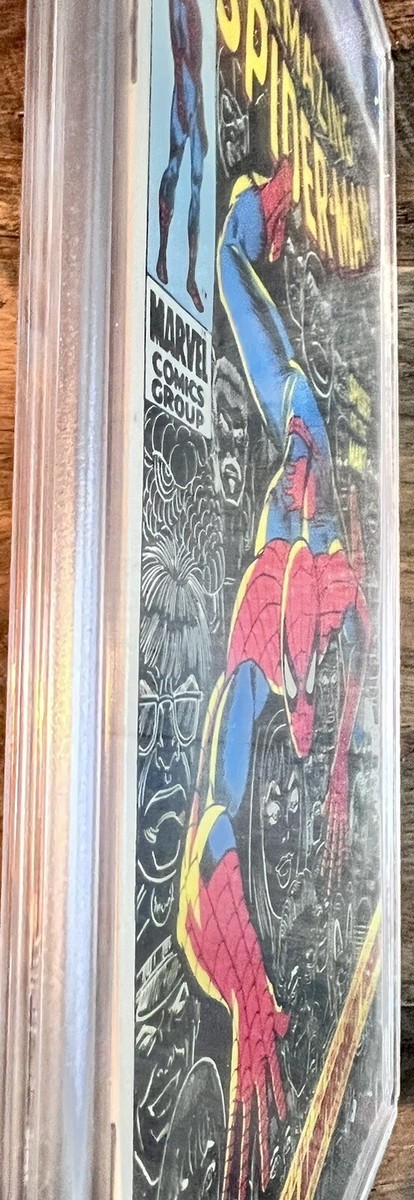 THE AMAZING SPIDER-MAN 100％ &amp; 400％ Amazing Spider-Man # 100 CBCS 6.5 F+ White pgs 9/71 100th