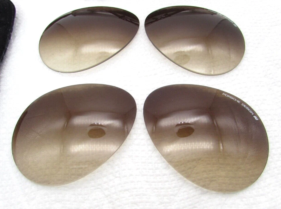 Винтажный Porsche дизайн 5621Австрия солнцезащитные очки чехол дополнительные линзы синий коричневый - Изображение 4 из 4