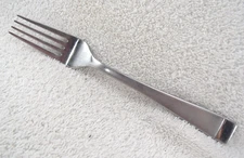 Mercer Dinner Fork (Used) Oneida 18/10 Frosted  Stainless Flatware Vietnam
