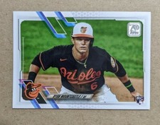 2021 TOPPS BASE SET PHOTO VARIATIONS #143A RYAN MOUNTCASTLE BLACK JERSEY 