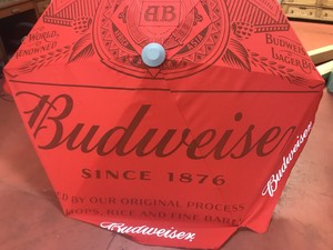 Collectibles Budweiser 9 Foot Beer Umbrella Market Patio Style New Huge Bud Breweriana Beer Breweriana Beer Collectibles