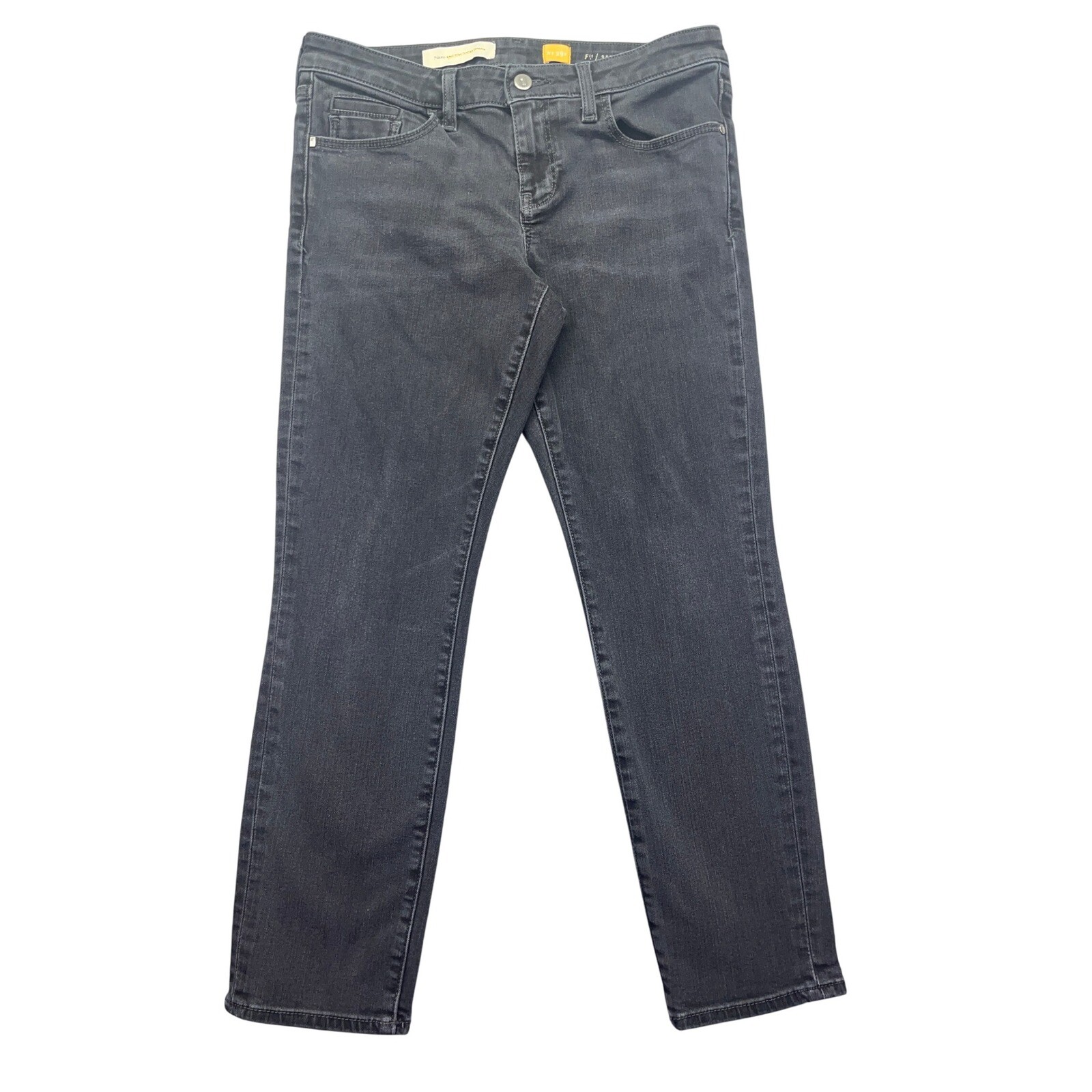 Pilcro Stet Slim Ankle Jeans Gray Wash Denim Everyday Casual
