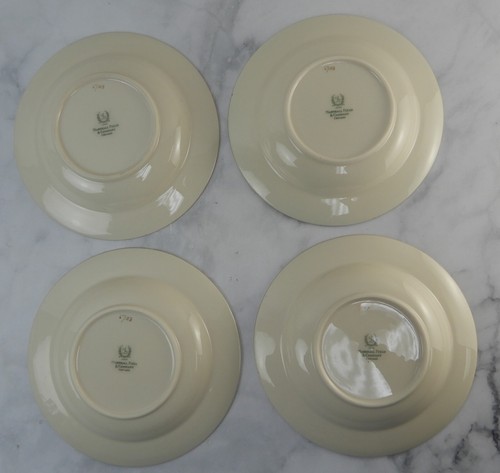 Set of 4 Soup Bowls Lenox Marshall Field & Company Chicago ~Meadowbrook Pattern - Picture 5 of 6