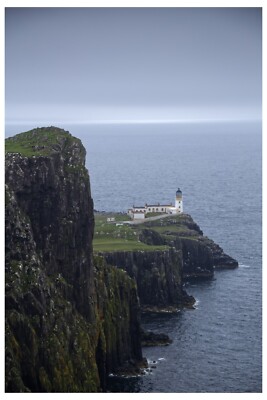 Neist Point Leuchtturm, Isle of Skye, UK - 18'' x 12'' - DRUCK - SCHOTTISCHE SCHÖNHEIT