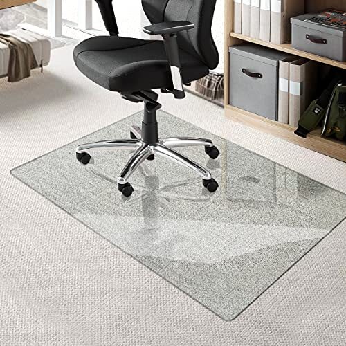 Glass Floor Mat For Desk Chair Floor Roma