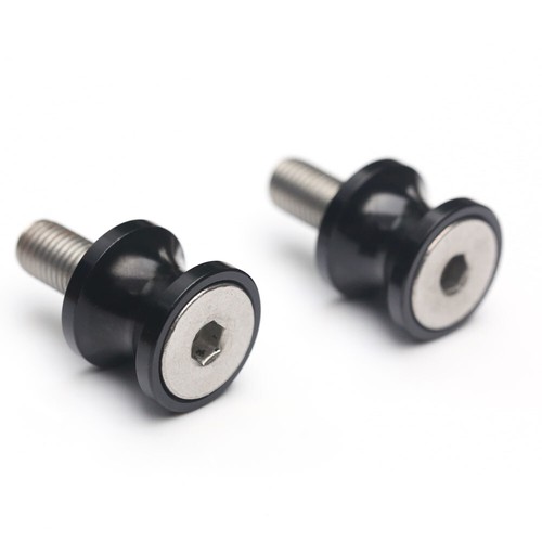 Black Motorcycle Racing Swingarm Spools M8 For Suzuki GSX-S950 2021 2022 2023 - Picture 2 of 5