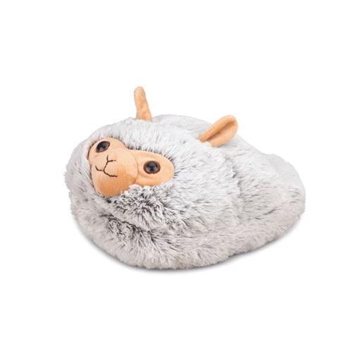 Plush Alpaca Foot Warmer Kids/Adults Animal Slipper Cuddly Cushion