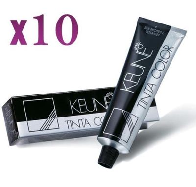 10 x Keune Tinta Color Permanent Haarfarbe (wählen Sie Ihre Farbtöne) je 60 ml Tube