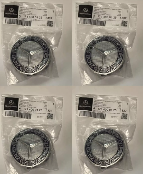 x4 MERCEDES BENZ Alloy Wheel Center Cover Emblem Logo Badge Star Hub Cap Kit Set