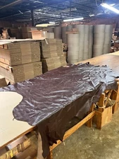 Basket Weave Embossed Leather Hide Upholstery Whole Full Cow Hide 50 Square Feet