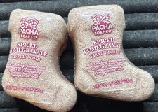 x2 PACHA SOAP Spiced Pomegranate Froth Bath Bomb 4.5 oz