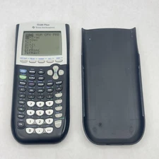 Texas Instruments TI-84 Plus Graphing Calculator - Black TESTED WORKING