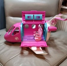 Barbie Large Plane With Pilot And Crew Doll / 2 Passenger Barbies