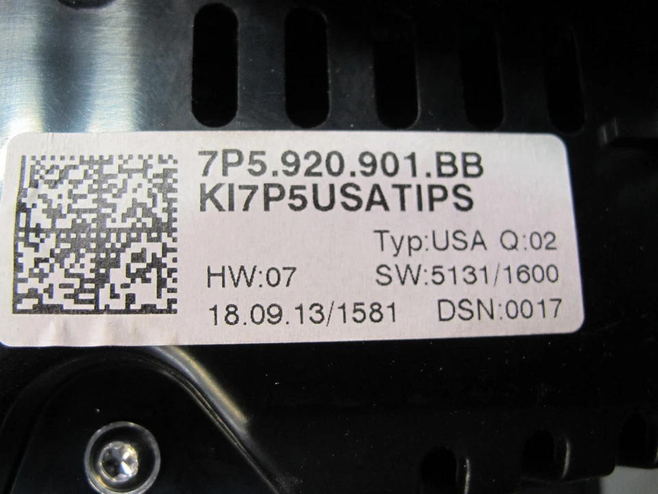 2013-2014 PORSCHE CAYENNE 958 VELOCÍMETRO CUADRO DE INSTRUMENTOS CALIBRE 7P5920901BB Foto 3 de 4