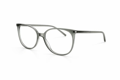 Saint Laurent Brille Damen SL39 005 Grün 54 mm Kunststoff Fassung Brillengestell