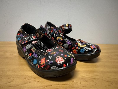 Easy Works By Easy Street Shoes Womens Size 8 W Black Coffee Mary Jane Comfort