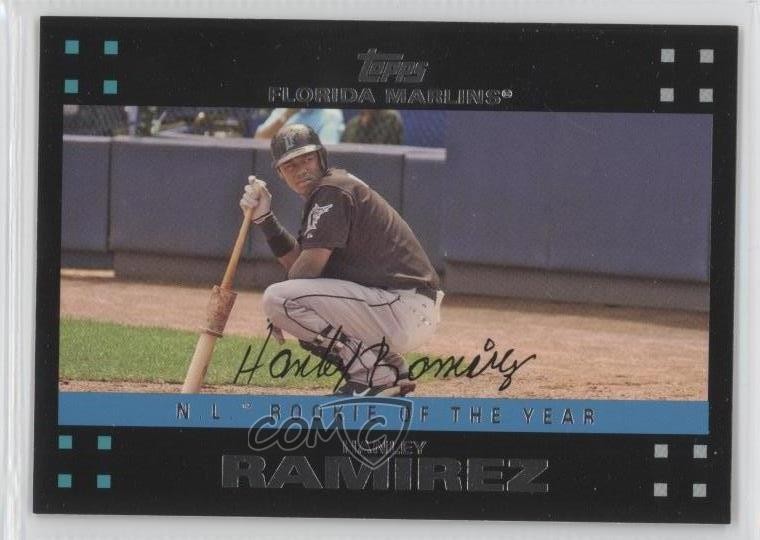 2007 Topps Award Winner Red Back Hanley Ramirez #324 9bp