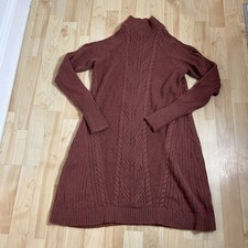 Express Women's Cold Shoulder Blush Pink Sweater Mini Dress Size Small