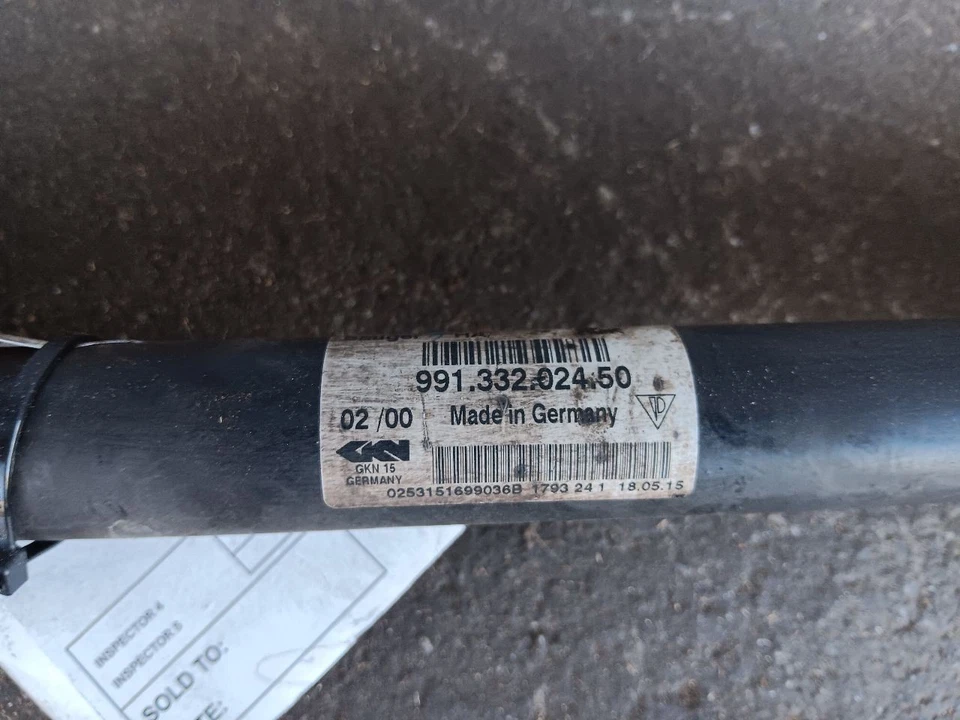 Eixo traseiro 2012-2016 Porsche 911 991 junta CV PDK 99133202450 FABRICANTE DE EQUIPAMENTO ORIGINAL - Imagem 4 de 4