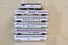 Lebensnahe Con Cor N Gauge Amtrak F40PH Lok & Rake Mit 5 Superliner Coaches