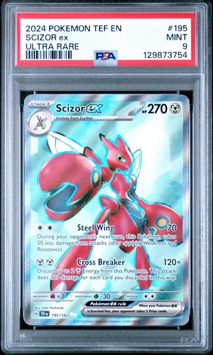 Scizor ex graded PSA 9 for sale on eBay