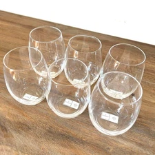 chef & sommelier tumbler wine glass 6P new unused item /Only USA DDP shipping