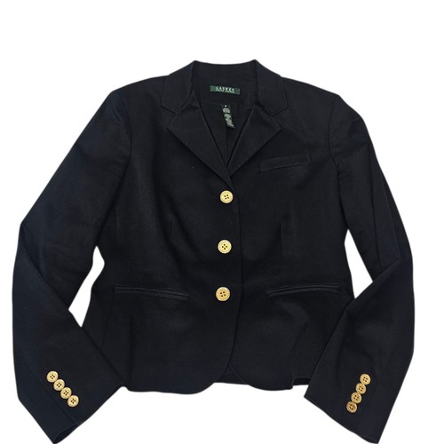 Lauren Ralph Lauren Jacket Womens Sz 8 Button Up Blazer Coat
