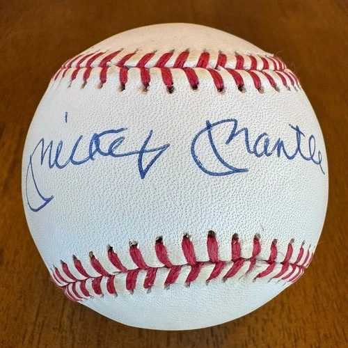 Mickey Mantle Signed Autographed American League Baseball Ball JSA LOA Yankees