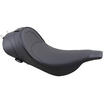 Drag Specialties 0801-0491 Backrest Compatible Solo Seat for 97-07 FLHT/FLTR