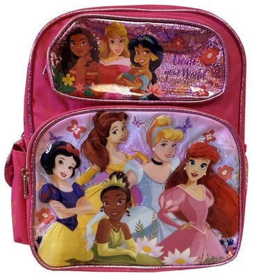 DISNEY PRINCESS 12'' Toddler Backpack Girl's Book Bag