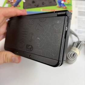 New Nintendo 3DS: Black Mario Friday Edition Console In Box US Model Charger