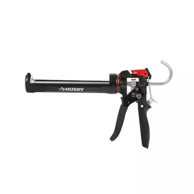 #ad Husky 10oz. Heavy Duty High Leverage Drip Free Caulk Gun Adjustable Thrust Ratio $25.99