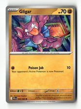Gligar 49/094 Phantasmal Flames Regular 2025 Pokemon NM