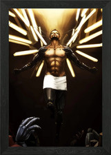 deus ex Framed Wall Art Poster Canvas Print Picture
