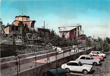 Cartolina - Postcard - Borra - Albergo Bianchi - parco - auto d'epoca - 1959