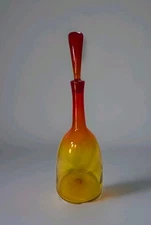 Blenko 6626L 18 1/2 in. Decanter, Original Stopper, Wayne Husted