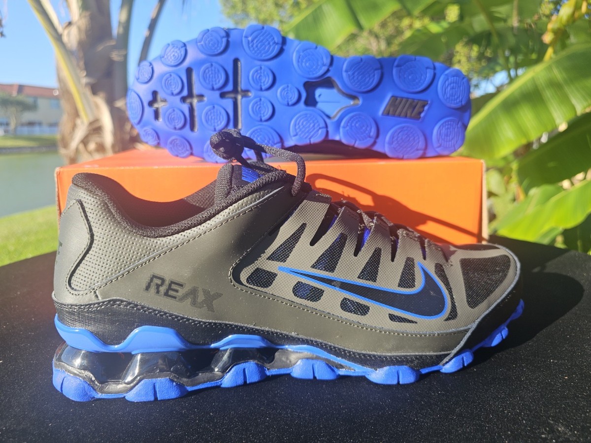 Mens size 13 Nike Reax 8 TR Running Mens Black Racer Blue  display picture 2