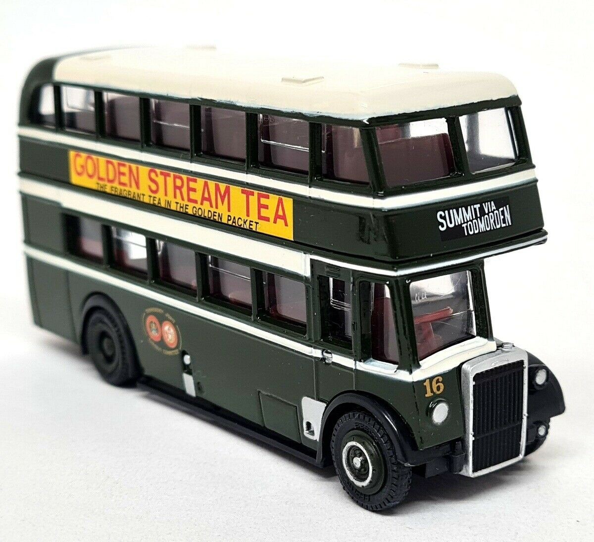 EFE 1/76 - Leyland PD2 Bus Lowbridge Todmorden LMS 16001 Diecast Model Bus
