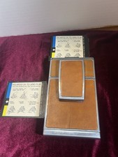 Polaroid SX-70 Land Camera With Leather Case And Instruction Cards Vintage